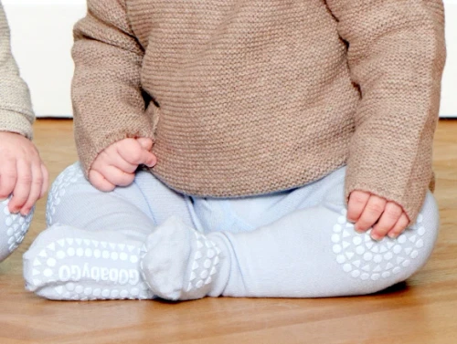 GoBabyGo sky blue kravlestrømpebukser